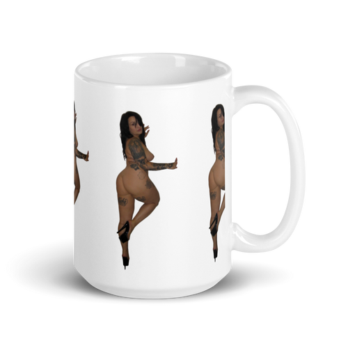 Romy Q♠️ White glossy mug