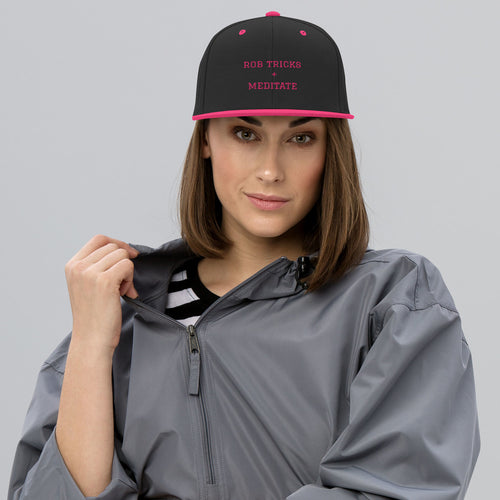 Pink rob tricks Snapback Hat