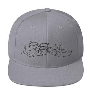cash in hand Snapback Hat