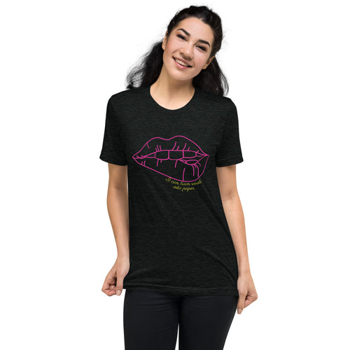 lips Short sleeve t-shirt