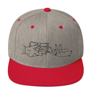 cash in hand Snapback Hat