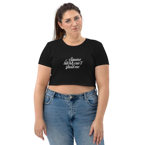 Square Bitches Organic Crop Top